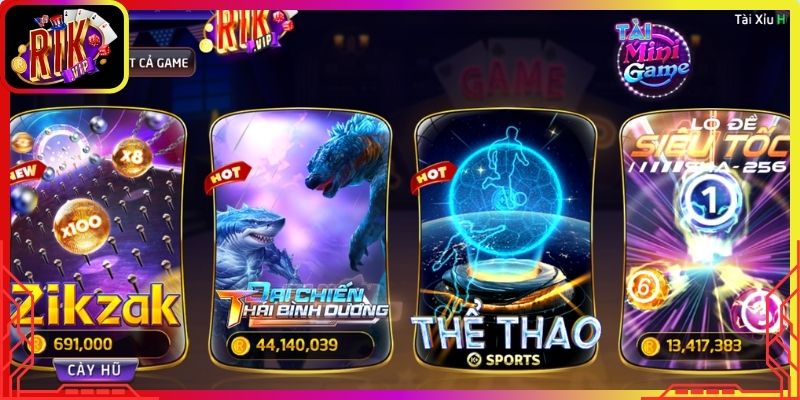 Giới thiệu sảnh Bắn cá Rikvip