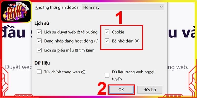 Thường xuyên kiểm tra Cookies không cần thiết