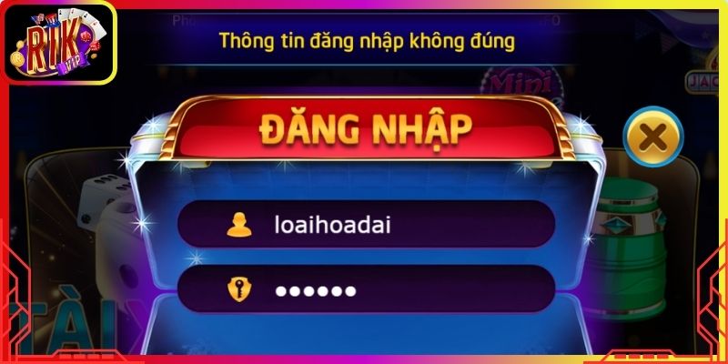 Mẹo hay khi đăng nhập Rikvip