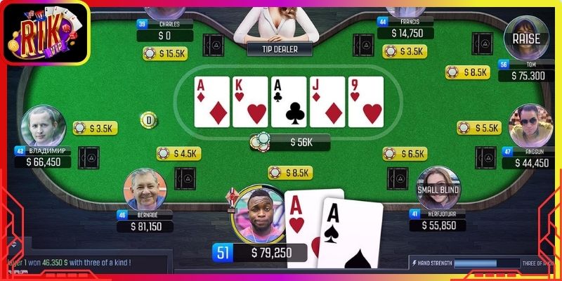 Phương pháp vận hành và cấu trúc một ván poker