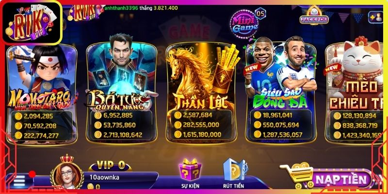 Tổng quan về sảnh slot Rikvip
