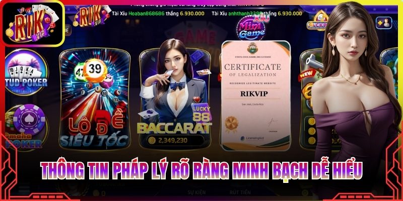 Thông tin pháp lý rõ ràng minh bạch dễ hiểu