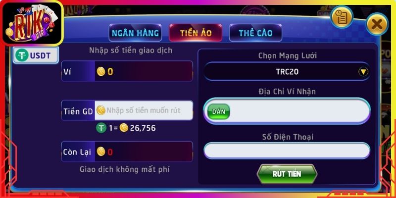 Một số phương thức rút tiền phổ biến hiện nay
