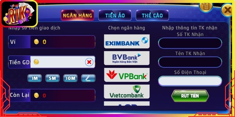 Từng bước rút tiền Rikvip nhanh chóng và chuẩn xác